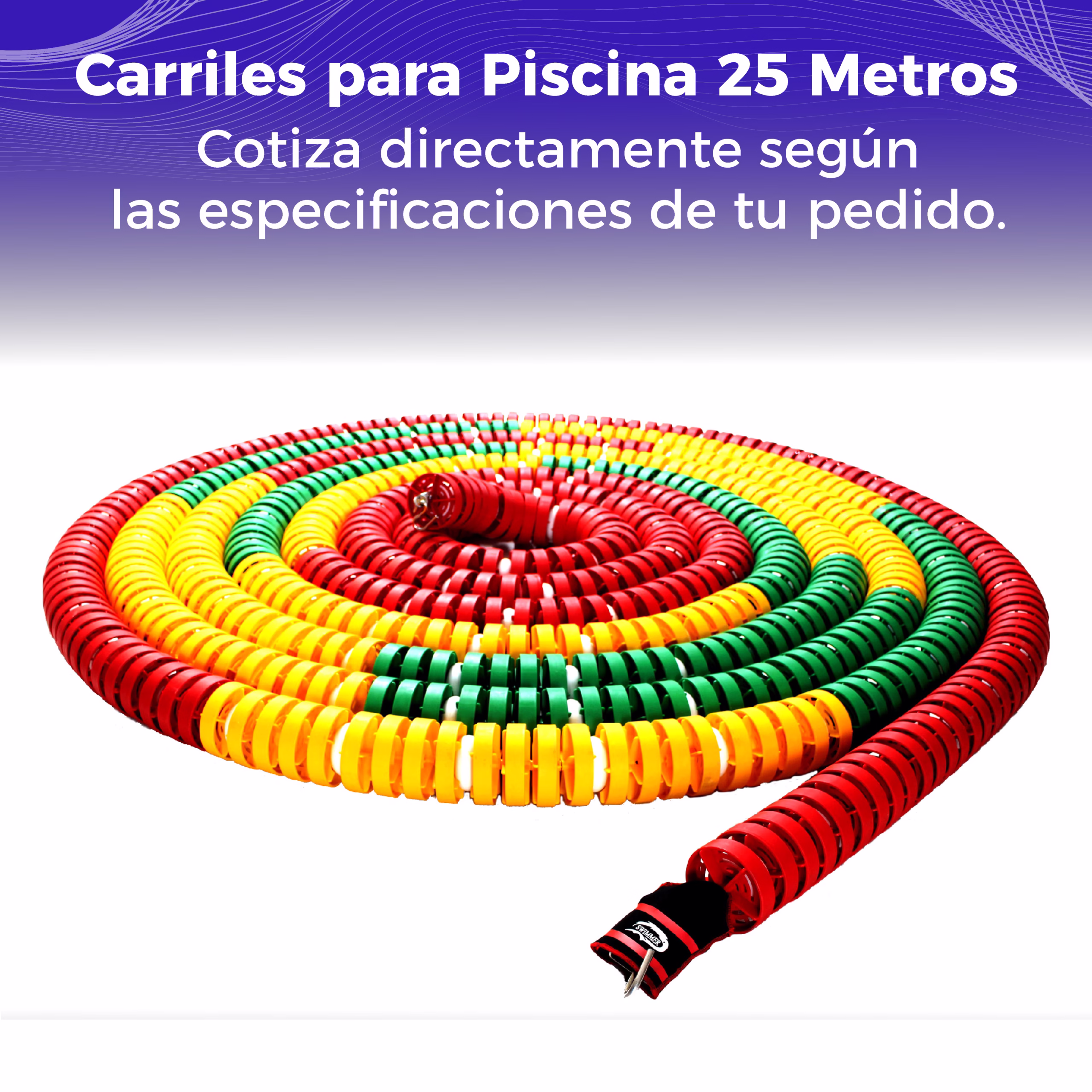 Carriles para Piscina 25 Metros